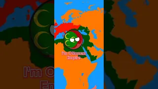 The rise of Ottoman Empire #geography #ottomanempire #nutshell #shorts #countryballs