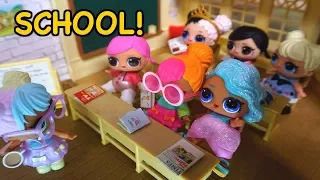 BARBIE Helps LOL SURPRISE DOLLS Get Ready For Their First Day Of School!