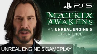 The Matrix Awakens Full Demo Walkthrough Gameplay Unreal Engine 5 PS5 No Commentary