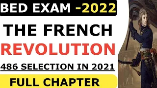 BED EXAM 2022 I FRENCH REVOLUTION I OTET I OSSTET CHT JUNIOR TEACHER I FRENCH REVOLUTION I BED 2022