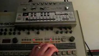 Quick Jam with Roland TB-303, TR-909 and JX-3P