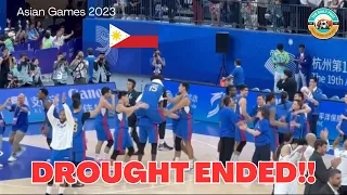 Gilas Pilipinas CRAZY Celebration after winning the GOLD in Basketball #asiangames2023