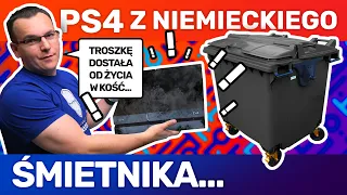 OKAZJA z Niemieckiego ŚMIETNIKA - Konsola PS4!