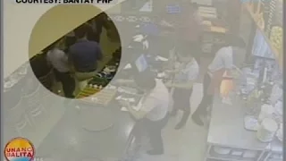 UB: Pamamaril sa isang manager ng fast food, na-huli cam