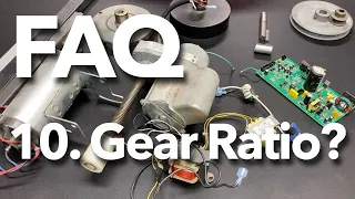 Treadmill conversion FAQ 10.  How do I “gear” a treadmill motor?