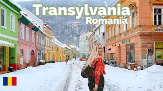 Transylvania, Romania 🇷🇴 | Sinaia, Sighișoara, Brasov & Bran | 4K 60fps Walking Tour