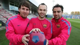 The Golden Trio | Messi, Xavi, Iniesta [Tiki Taka]