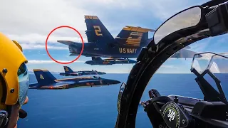 US Navy Blue Angels Fly TOO CLOSE, Then THIS Happened...