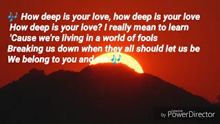 How deep is your love  -Bee Gees Lyrics HQ [Stereo]