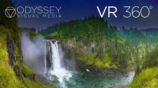 Snoqualmie Falls Virtual Tour | VR 360° Travel Experience | Washington