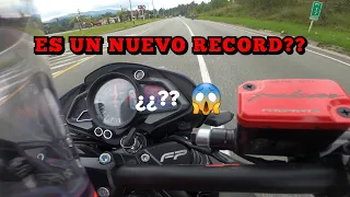 Nuevo Record!! Pulsar NS 200 FI abs 2022 Top speed | ¿Como lograrlo?