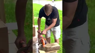 Concrete Saw vs. Concrete Block