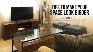 Tips To Make Your Space Look Bigger | Mandaue Foam | MF Home TV