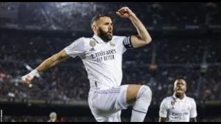 Barcelona vs Real Madrid 0-4 Benzema Hatrick English Commentary