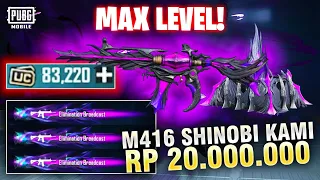 NEKAT TOP UP RP 20.000.000 DEMI M416 SHINOBI TERBARU! KEREN BANGET! - PUBG MOBILE