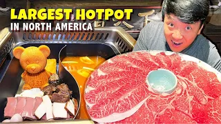 LARGEST HOTPOT in NORTH AMERICA! Wagyu Beef FEAST at Wagyu House