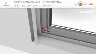 www.bram.pl - instrukcja montażu rolety Fantazja Mini Lux Przestrzenna