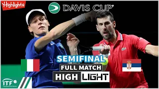 Jannik Sinner vs Novak Djokovic SF FULL Highlights | IFT David Cup Finals 2023 | TENNIS DAILY