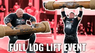 2021 SHAW CLASSIC FULL LOG LIFT EVENT | AMERICAN RECORD ATTEMPTS