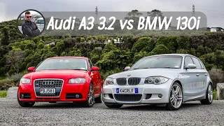 BMW 130i vs Audi A3 3.2 - RWD vs AWD