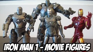 Minha coleção de bonecos do Homem de Ferro do primeiro filme - Marvel Legends