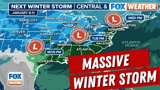 Massive Winter Storm Threatens Midwest On Heels Of Weekend Nor'easter