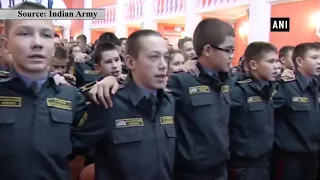 Russian soldier singing hindi song