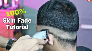 Skin Fade Barber Tutorial - Haircut for beginner