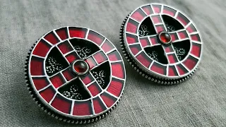 Making a Pair of Anglo-Saxon Style Disc Brooches