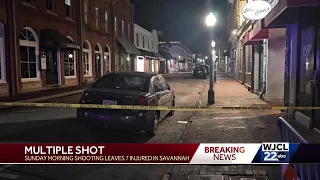7 injured after overnight shooting at Savannah's City Market