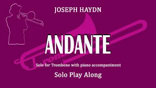 Й. Гайдн Анданте (B-dur) (акомпанемент), J.Haydn Andante Solo play along (piano accompaniment)