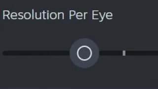 How to use Steam VR resolution scaling
