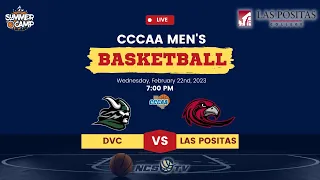 Diablo Valley vs Las Positas College Men's Basketball LIVE 2/22/23 CCCAA NorCal Regionals