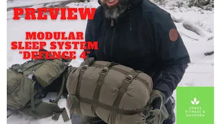 Preview modular sleeping bag system "defence 4". #britishsurplus #outdoorgearreview #hikinggear
