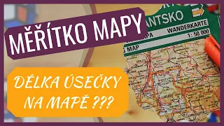 Měřítko mapy - určujeme délku úsečky na mapě