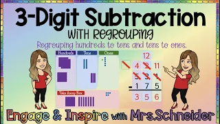 3 -Digit Subtraction WITH Regrouping (Hundreds to tens and tens to ones)