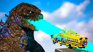 Voitures vs Godzilla | Teardown