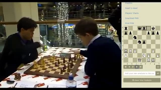 HIKARU NAKAMURA VS MAGNUS CARLSEN - BLITZ CHESS 2009 FINALS GAME 1