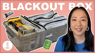 How to Organize a Blackout Box for Emergencies