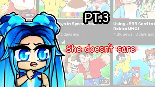 she doesn't care. PART 3!! (only 1 minute sorryyyy)