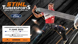 STIHL TIMBERSPORTS® Rookie World Championship 2023 (German commentary)