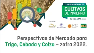 Perspectivas de Mercado para Trigo, Cebada y Colza – zafra 2022.