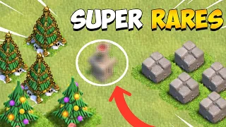 10 OBSTACLES ET DECORATIONS LES PLUS RARES DU JEU - Clash Of Clans Fr