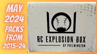 RC Explosion Box May 2024 ** Baseball Card Packs from 2015-2024! Bowman, Chrome + More! **