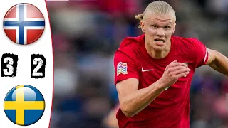 Norwegen - Schweden 3-2 Highlights | UEFA Nations League  2022