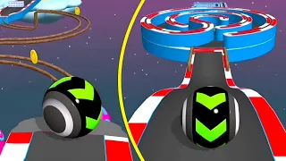 Sky Rolling Ball 3d - Gameplay SpeedRun Level 313