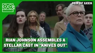 Knives Out | Rian Johnson, Katherine Langford, and Jaeden Martell Interview