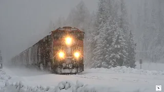 Winter Trains III BNSF: Montana Hi Line 2022