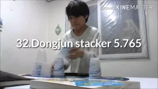 Sport stacking:Top 50 in Korea