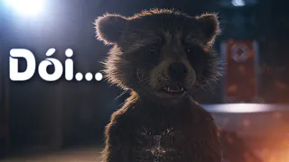 DÓI... | Rocket Raccoon - Guardiões da Galáxia 3